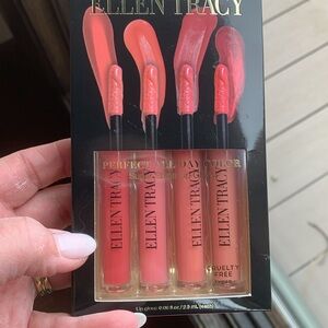 Ellen Tracy Super Shine Lip Gloss 4-pack NEW